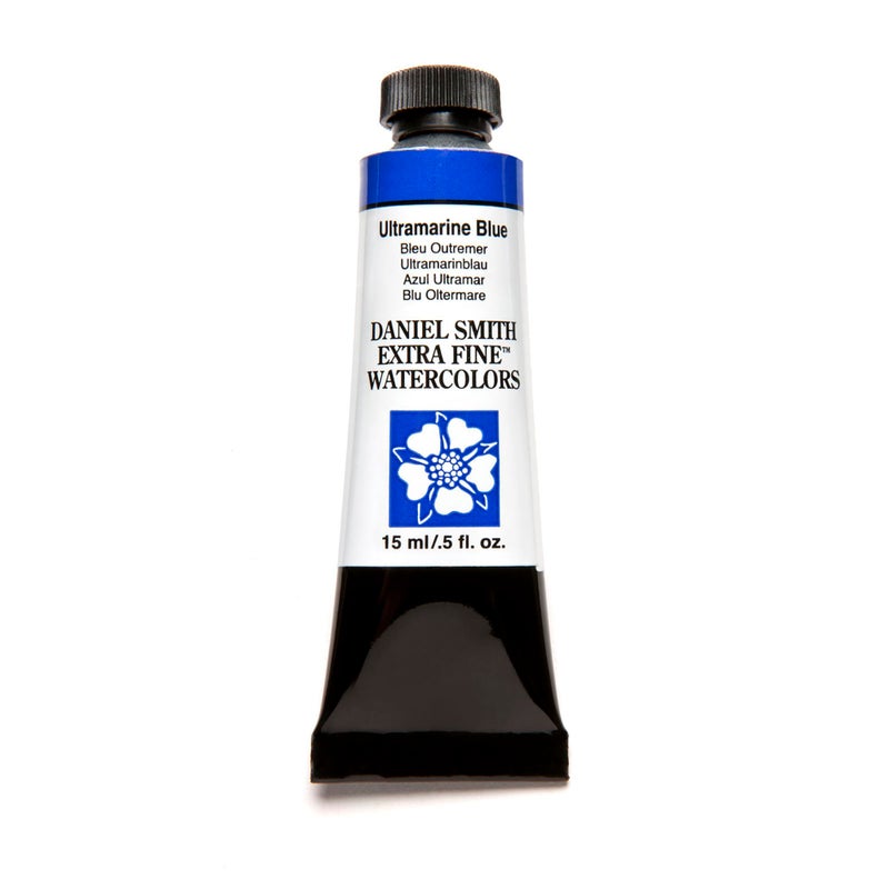 Daniel Smith Extra Fine Watercolor 15ml Paint Tube  Ultramarine Blue (284600106)  0.5 Fl Oz (Pack of 1) - Image 1